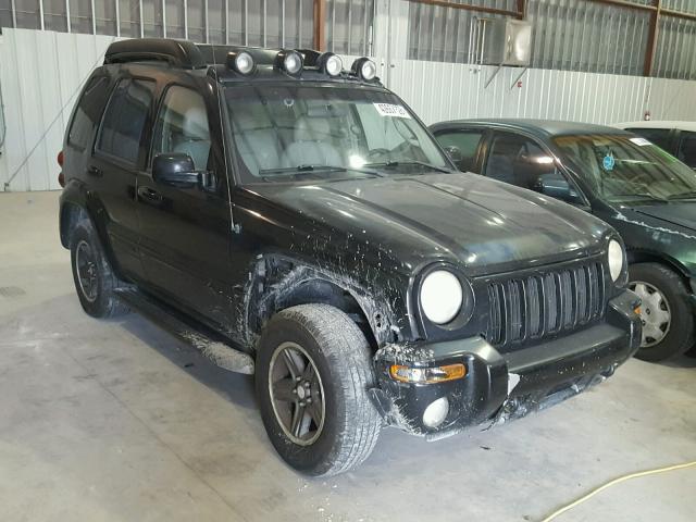 1J8GK38KX3W600597 - 2003 JEEP LIBERTY RE BLACK photo 1