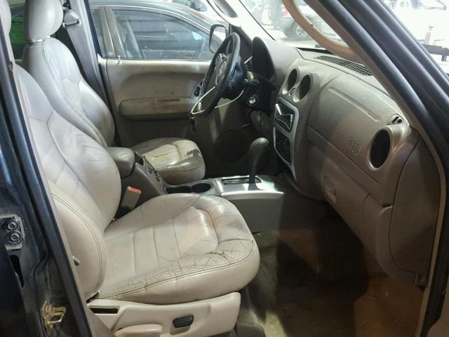 1J8GK38KX3W600597 - 2003 JEEP LIBERTY RE BLACK photo 5