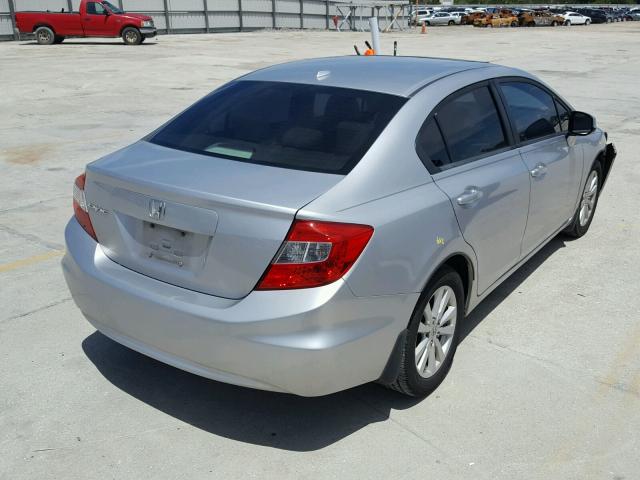 19XFB2F99CE069352 - 2012 HONDA CIVIC EXL 银色 照片 4