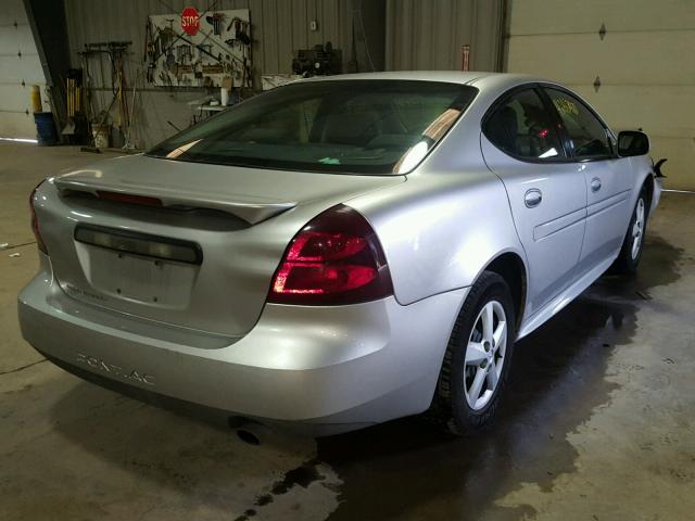 2G2WP552961140241 - 2006 PONTIAC GRAND PRIX SILVER photo 4