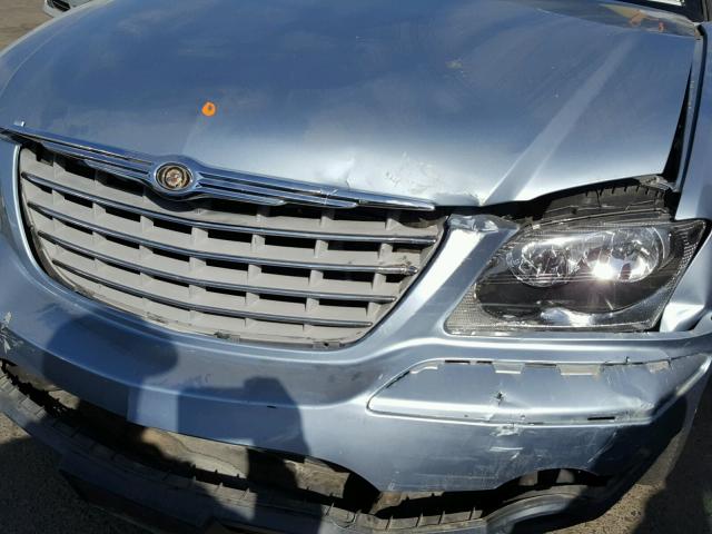 2C4GF68415R595512 - 2005 CHRYSLER PACIFICA BLUE photo 9