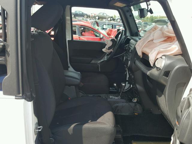 1C4AJWAGXEL173319 - 2014 JEEP WRANGLER S WHITE photo 5