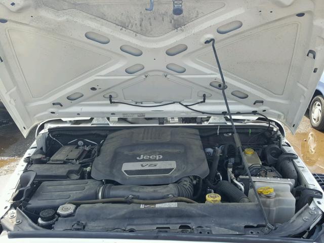 1C4AJWAGXEL173319 - 2014 JEEP WRANGLER S WHITE photo 7