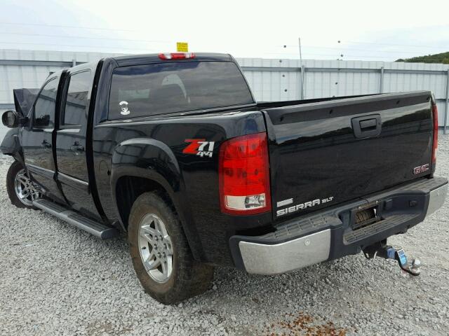 3GTEK33329G261985 - 2009 GMC SIERRA BLACK photo 3