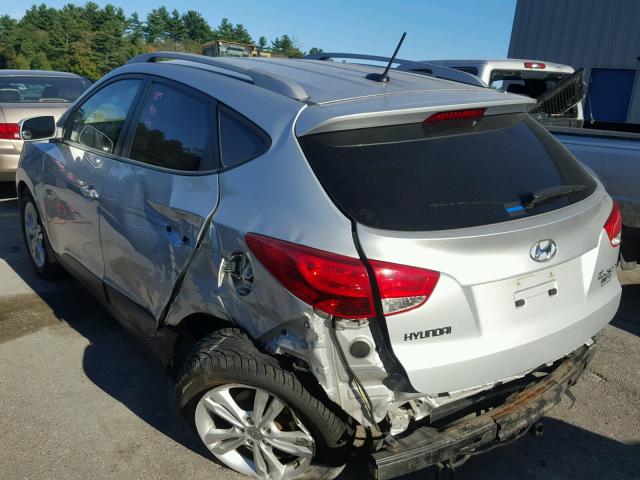 KM8JU3AC9DU672183 - 2013 HYUNDAI TUCSON GLS SILVER photo 3