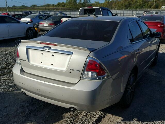 3FAHP08198R103091 - 2008 FORD FUSION SEL SILVER photo 4