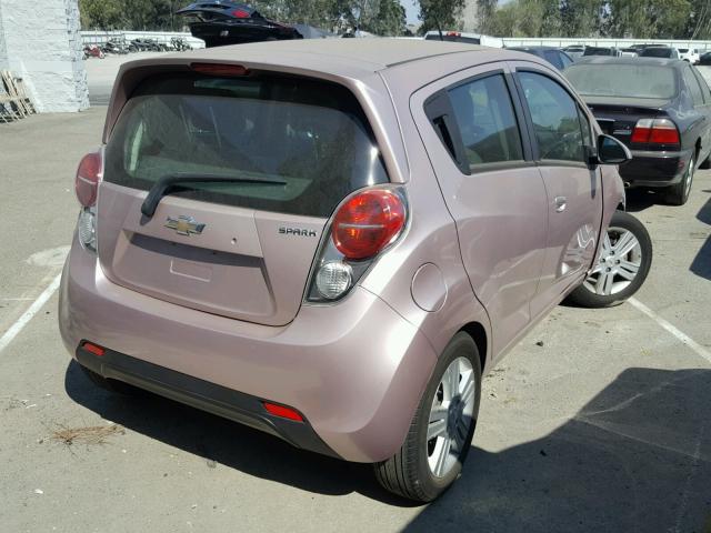 KL8CB6S93DC599351 - 2013 CHEVROLET SPARK LS PINK photo 4