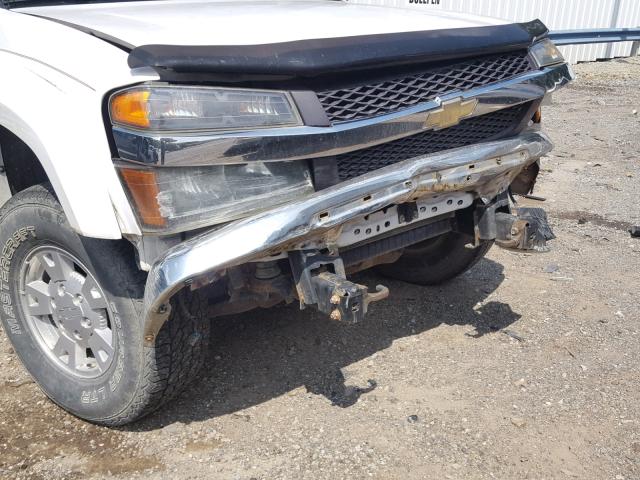 1GCDT43E388206563 - 2008 CHEVROLET COLORADO L WHITE photo 9