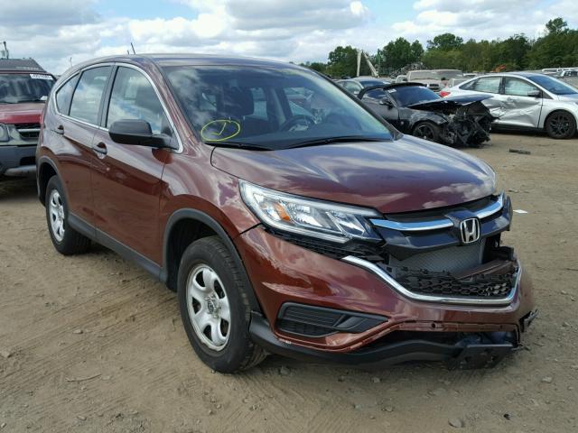 5J6RM4H38FL070512 - 2015 HONDA CR-V LX RED photo 1