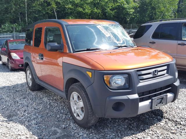 5J6YH27347L015921 - 2007 HONDA ELEMENT LX ORANGE photo 1