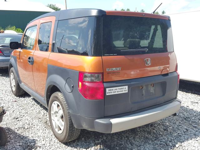 5J6YH27347L015921 - 2007 HONDA ELEMENT LX ORANGE photo 3