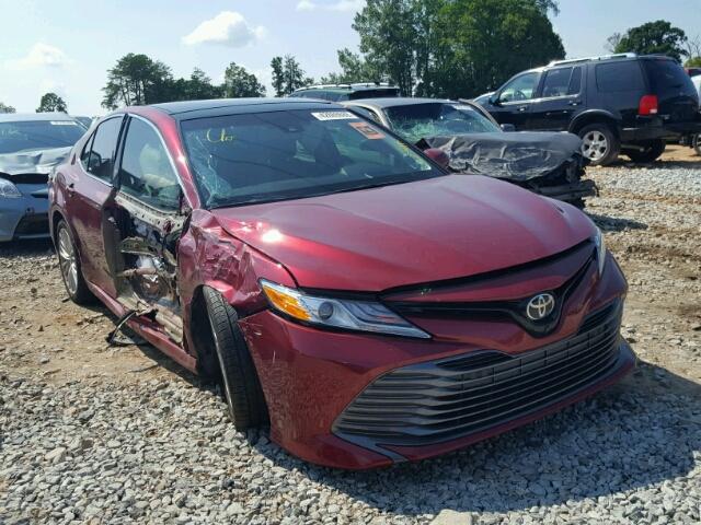 4T1BZ1HKXJU502563 - 2018 TOYOTA CAMRY XSE RED photo 1