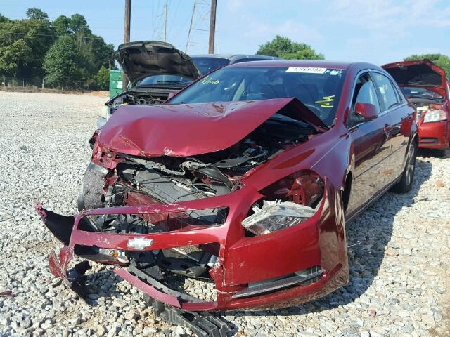 1G1ZC5E16BF226050 - 2011 CHEVROLET MALIBU 1LT ბურგუნდია ფოტო 2