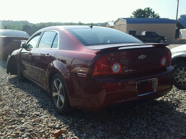 1G1ZC5E16BF226050 - 2011 CHEVROLET MALIBU 1LT ბურგუნდია ფოტო 3
