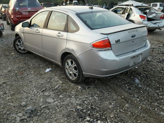 1FAHP36NX9W194085 - 2009 FORD FOCUS SES SILVER photo 3