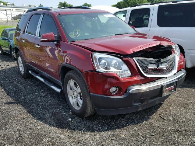 1GKEV33778J209697 - 2008 GMC ACADIA SLT წითელი ფოტო 1