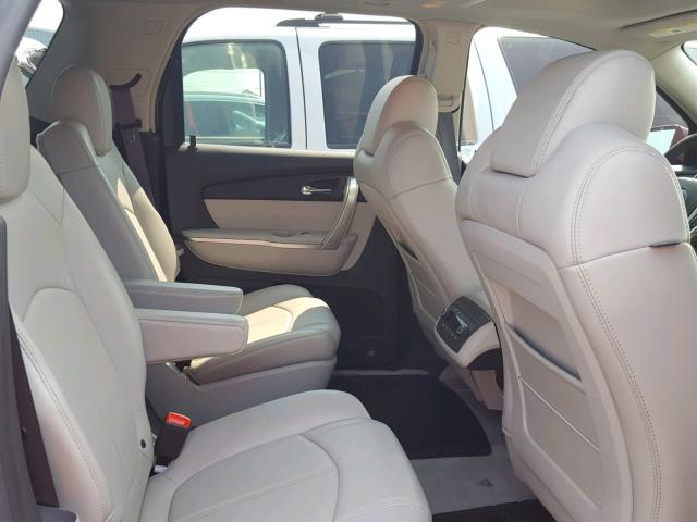 1GKEV33778J209697 - 2008 GMC ACADIA SLT წითელი ფოტო 6