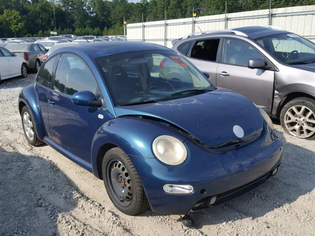 3VWCB21C22M432551 - 2002 VOLKSWAGEN NEW BEETLE 蓝色 照片 1
