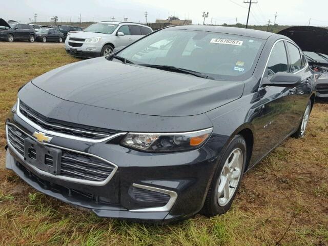 1G1ZB5ST3GF301559 - 2016 CHEVROLET MALIBU LS შავი ფოტო 2