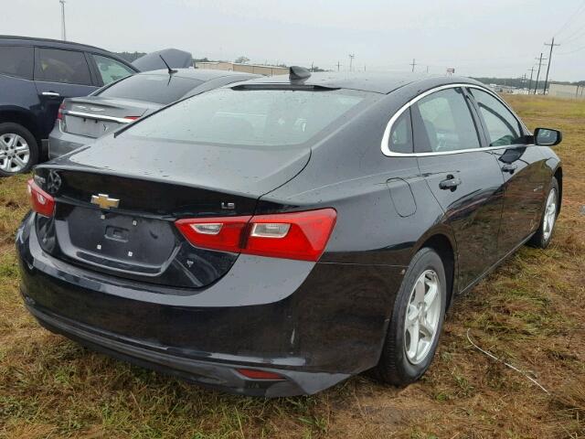 1G1ZB5ST3GF301559 - 2016 CHEVROLET MALIBU LS შავი ფოტო 4