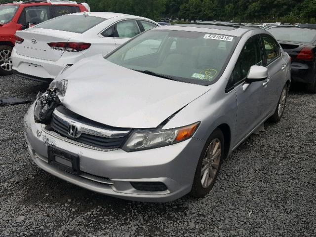 2HGFB2F92CH324204 - 2012 HONDA CIVIC EXL 银色 照片 2