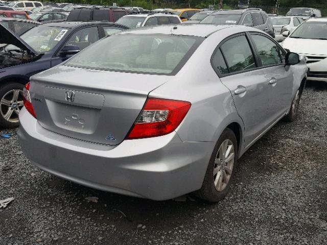 2HGFB2F92CH324204 - 2012 HONDA CIVIC EXL 银色 照片 4