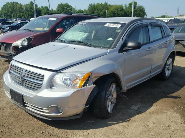 1B3CB3HA1BD125057 - 2011 DODGE CALIBER MA SILVER photo 2