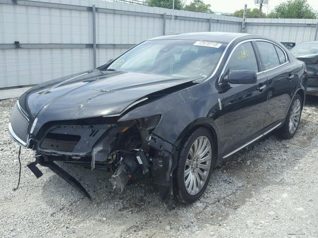 1LNHL9EK5DG601065 - 2013 LINCOLN MKS BLACK photo 2