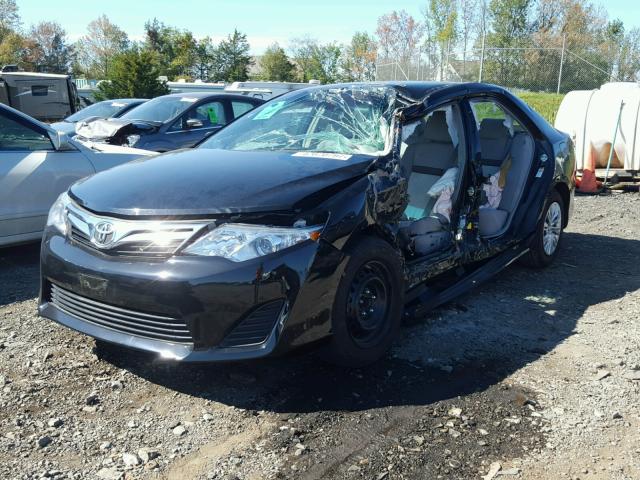 4T4BF1FK5ER404385 - 2014 TOYOTA CAMRY BLACK photo 2