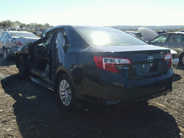 4T4BF1FK5ER404385 - 2014 TOYOTA CAMRY BLACK photo 3