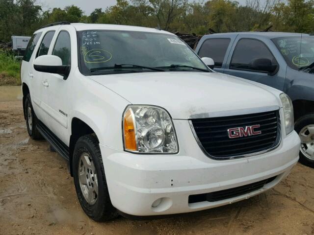 1GKFC13C67R265934 - 2007 GMC YUKON WHITE photo 1