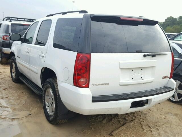 1GKFC13C67R265934 - 2007 GMC YUKON WHITE photo 3