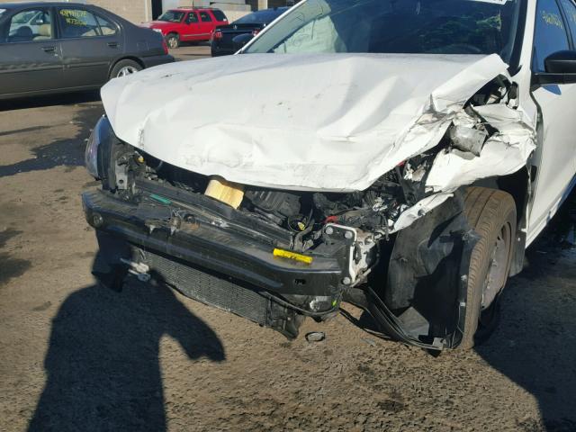 3VW2K7AJ2DM280927 - 2013 VOLKSWAGEN JETTA BASE 白色 照片 9