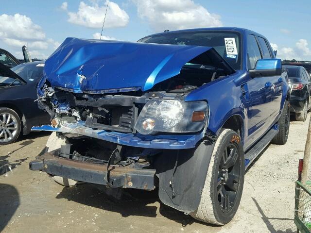 1FMEU3DEXAUA02247 - 2010 FORD EXPLORER S BLUE photo 2