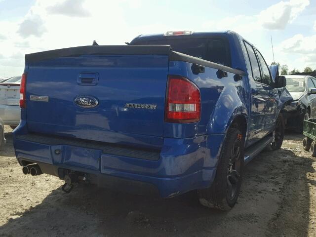 1FMEU3DEXAUA02247 - 2010 FORD EXPLORER S BLUE photo 4