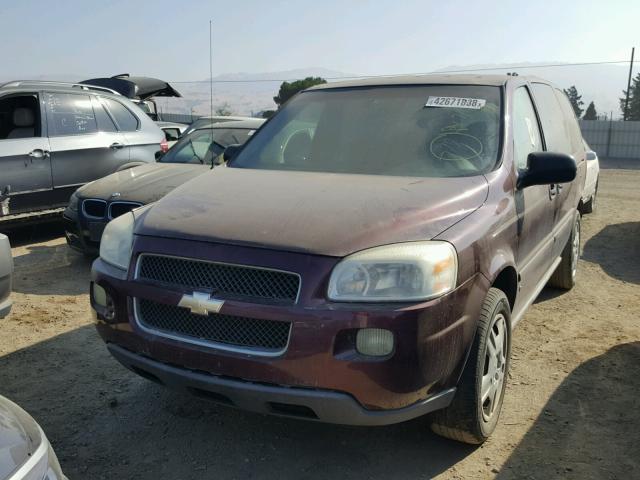 1GNDV23L36D109579 - 2006 CHEVROLET UPLANDER L 勃艮第红 照片 2