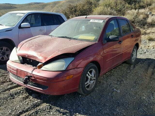 1FAHP34Z54W178567 - 2004 FORD FOCUS RED photo 2