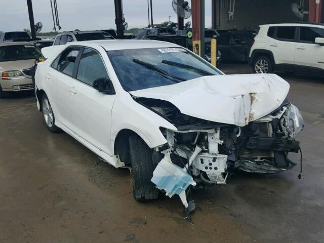 4T1BF1FK0EU310876 - 2014 TOYOTA CAMRY L WHITE photo 1