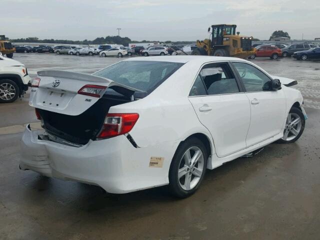 4T1BF1FK0EU310876 - 2014 TOYOTA CAMRY L WHITE photo 4