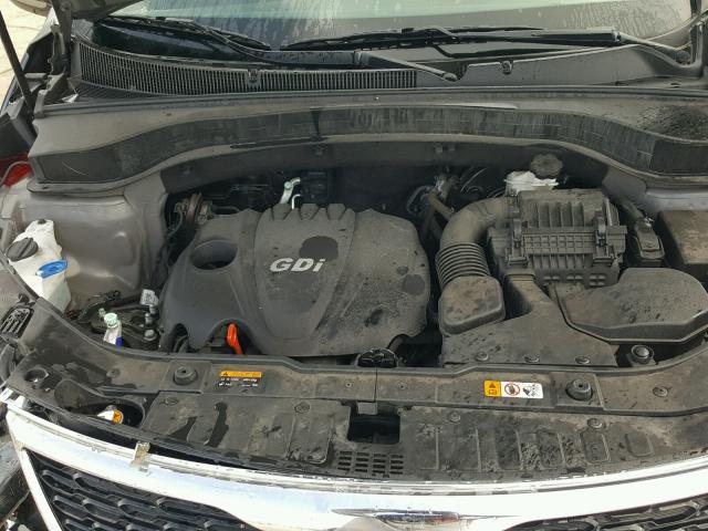 5XYKT3A62FG648835 - 2015 KIA SORENTO LX GRAY photo 7