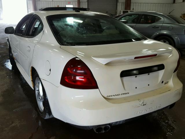 2G2WR524X41113174 - 2004 PONTIAC GRAND PRIX WHITE photo 3