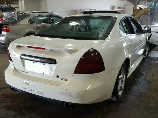 2G2WR524X41113174 - 2004 PONTIAC GRAND PRIX WHITE photo 4