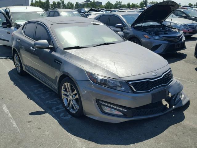 5XXGR4A60DG152279 - 2013 KIA OPTIMA SX GRAY photo 1