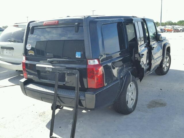 1J8HG48K87C690643 - 2007 JEEP COMMANDER BLACK photo 4