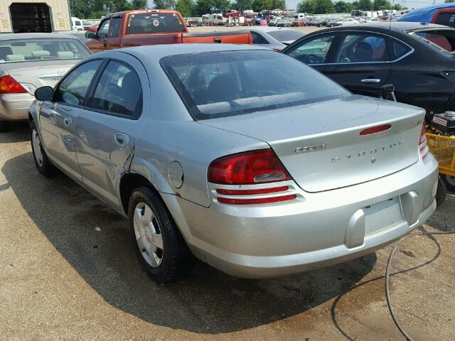 1B3EL46T05N642347 - 2005 DODGE STRATUS SX SILVER photo 3