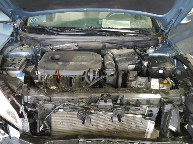 5NPE34AF8HH576778 - 2017 HYUNDAI SONATA SPO BLUE photo 7