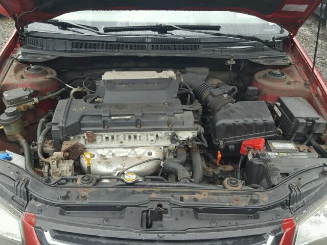 KNAFE222995659701 - 2009 KIA SPECTRA EX RED photo 7