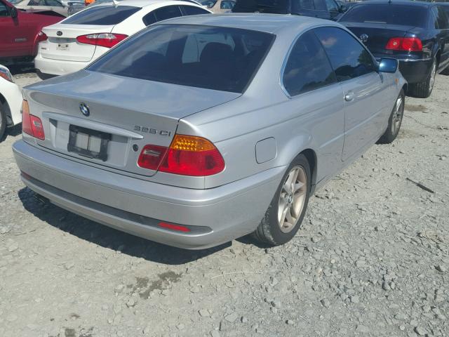 WBABD33414JY97680 - 2004 BMW 325 CI SILVER photo 4