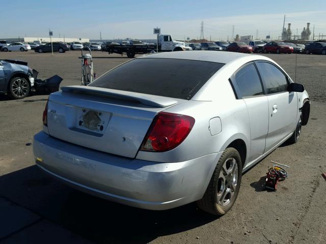 1G8AW12F53Z195825 - 2003 SATURN ION LEVEL SILVER photo 4