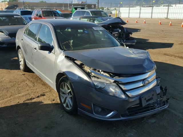 3FAHP0JG4BR330419 - 2011 FORD FUSION SEL GRAY photo 1